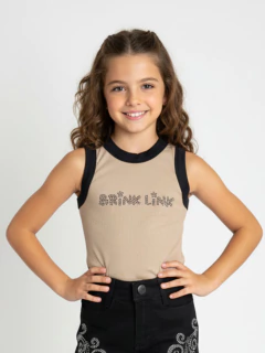 Regata Strass Bege - comprar online