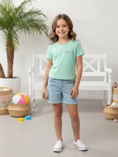 Blusa Baby Look Verde - comprar online