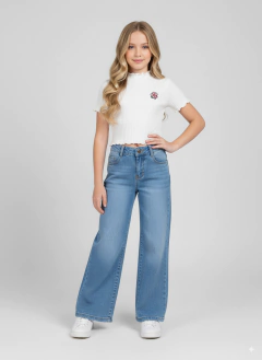 Wide Leg Lisa Azul Claro - comprar online