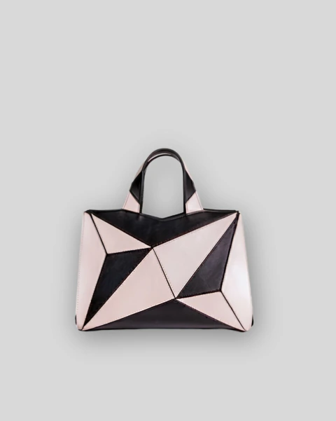 LEIA MICRO PRETO E OFF WHITE