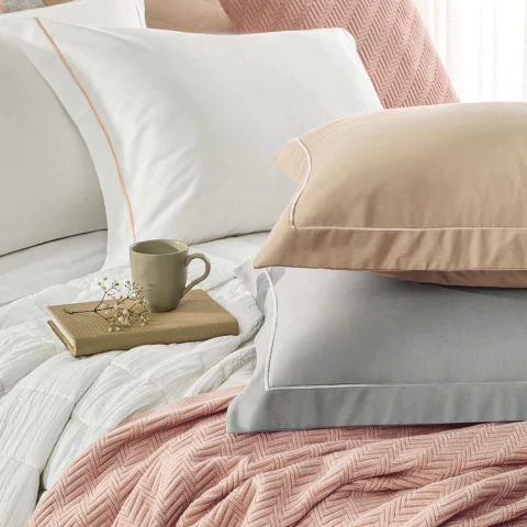 Jogo de Lençol Casal 200 Fios Algodão Deliz Karsten