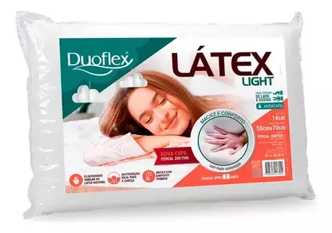 Travesseiro Látex Light Duoflex