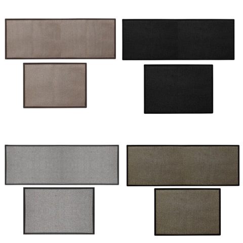 Kit 2 Tapete Multi Gourmet Para Cozinha 50x70cm e 50x140cm