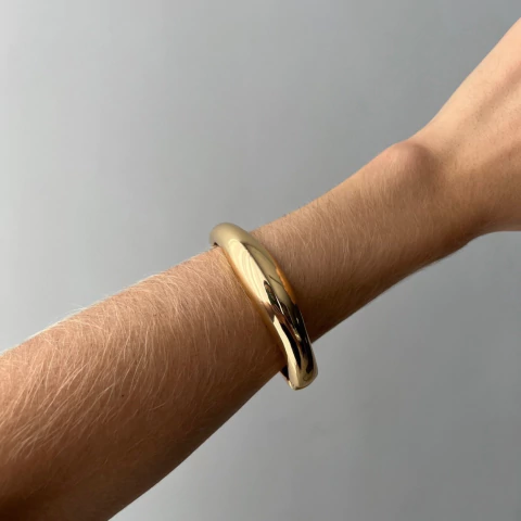 Bracelete Abaulado Fino
