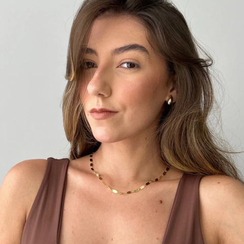 Colar Chocker Medalhas