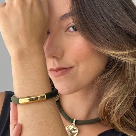 Pulseira Veludo na internet