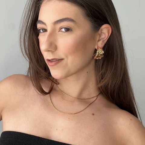 Argola Bold Texturizada