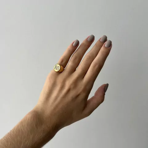 Anel Dedinho Letra M