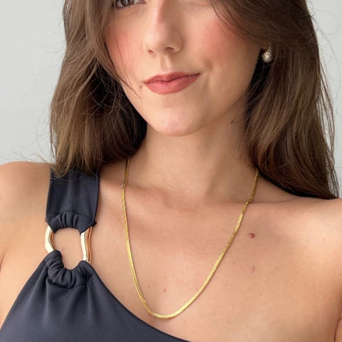 Colar Fita Trabalhada