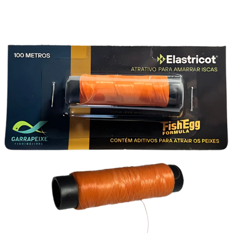 Elastico Elastricot Com Atrativo 100mts Garra Peixe