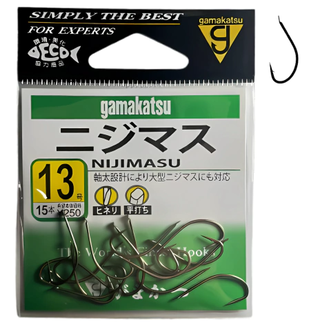 Anzol Nijimasu Numero 13 com 15 Unidades Gamakatsu - comprar online