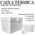 Caixa Térmica Cooler Para Isca Portatil C Suporte Resistente Branco - comprar online