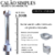 Espera Calão Simples 120cm Completo Apoio Para Caniço Branco - comprar online