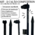 Kit Com 3 Espera Calão Competition Premium 120cm Completa Preto na internet