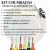 Imagem do Kit Chumbada Para Arremesso Longo Profissional Colorido