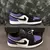 FN - Air Jordan Low 1 Preto com Roxo - Loja Tendance