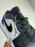 FN - Air Jordan Low 1 Preto com Roxo - Loja Tendance