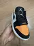 FN - Air Jordan Low 1 Preto com Laranja - Loja Tendance