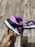 FN - SB Dunk Low Twist Preto com Rosa Florescente - Loja Tendance