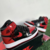 FN - Bota Air Jordan 1 Mid Preto com Vermelho Verniz - comprar online