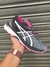 Asics Gel Revelation Grafite com Rosa na internet