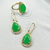 Anel Pedra Jade Natural em Ouro 18K - comprar online