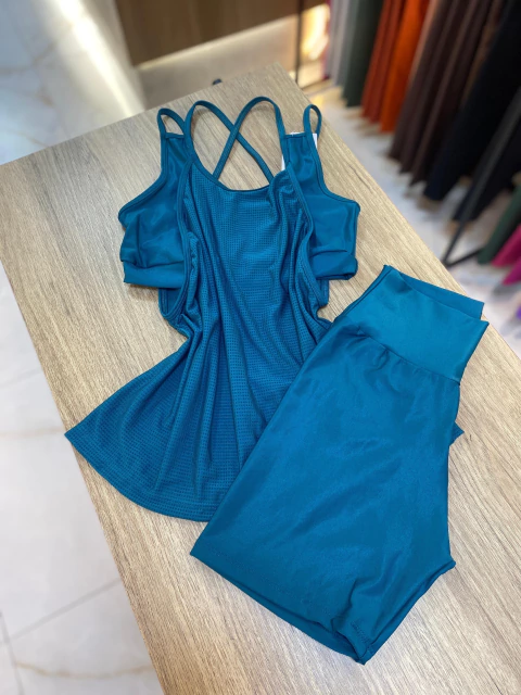 CONJUNTO SHORT 3 PEÇAS - JADE INTENSO - comprar online