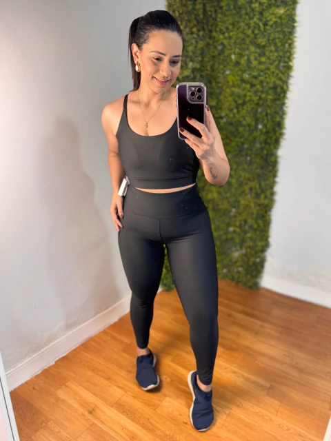 CONJUNTO LEGGING UP - PRETO - comprar online