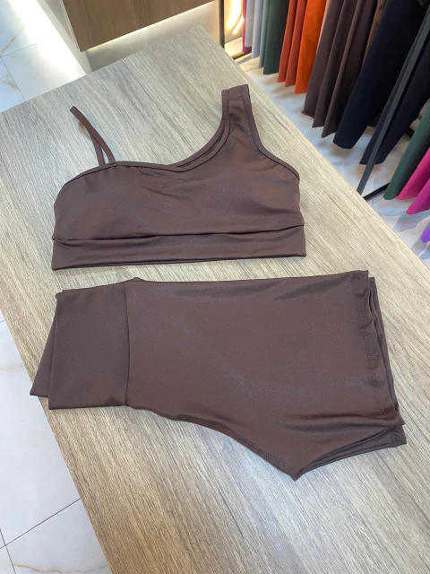 CONJUNTO SHORT VÊNUS - CAFÉ - comprar online