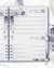 Agenda Floral Violeta 2025 - loja online