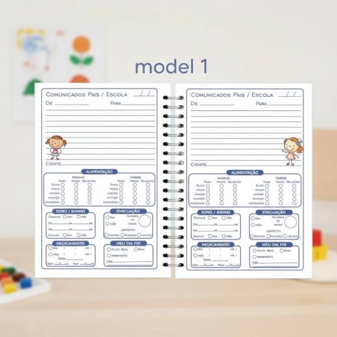 Agenda Escolar ou para creche com foto - comprar online