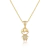 Colar Menino Cravejado Zircônias 45cm Banhado em Ouro 18K - comprar online