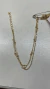 Pulseira Três Fios com Bolinhas Banhado em Ouro 18K