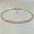 Choker Riviera com Zircônias Banhado em Ouro 18k
