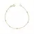 Kit 3 Pulseiras Banhadas em Ouro 18K Zircônias Brancas, Veneziana com Bolinhas e Patuá - comprar online