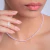 Imagem do Choker de Prata Cristais e Bolinhas 40cm