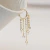 Piercing de Pressão com Corrente e Ponto de Luz Pendurados Banhado Ouro 18k - comprar online