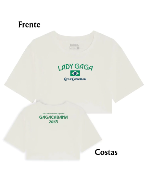(Outlet) Cropped Lady Gaga - Live In Rio [Com Pequenos Defeitos] - comprar online