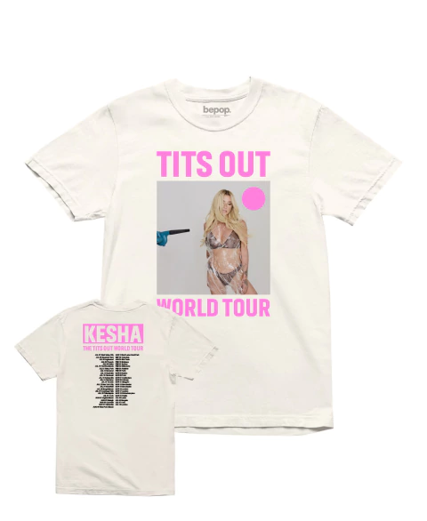 Camiseta Kesha - Tits Out Tour (Dates) - comprar online