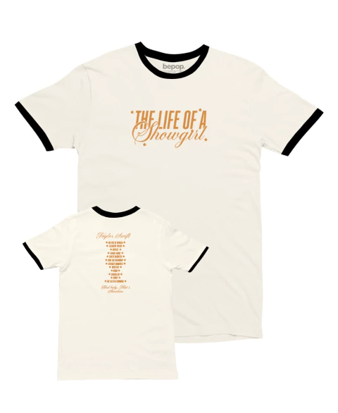 Camiseta Taylor Swift - The Life Of A Showgirl (Tracklist) - comprar online