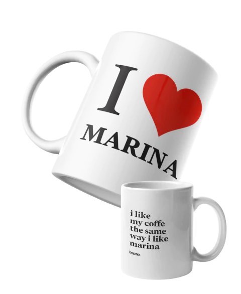 Caneca I Love Marina