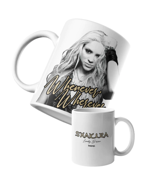 Caneca Shakira - Whenever Wherever