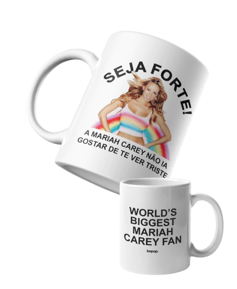 Caneca Seja Forte Mariah Carey