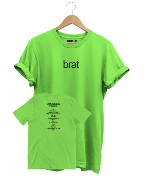 Camiseta Charli XCX - Brat (Tracklist) - comprar online
