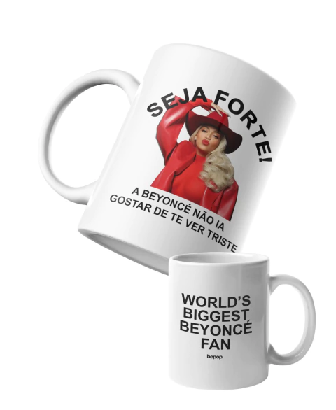 Caneca Seja Forte Beyoncé