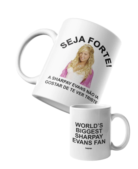 Caneca Seja Forte Sharpay Evans