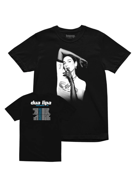 Camiseta Dua Lipa - Radical Optimism Tour (Dates) - comprar online