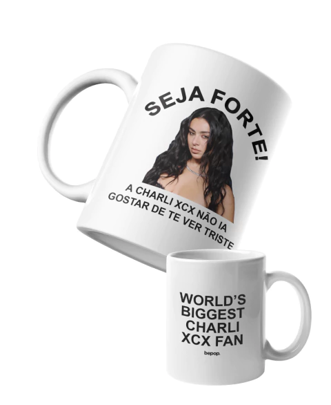 Caneca Seja Forte Charli XCX