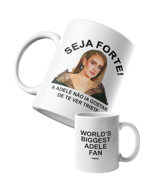Caneca Seja Forte Adele
