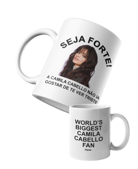 Caneca Seja Forte Camila Cabello